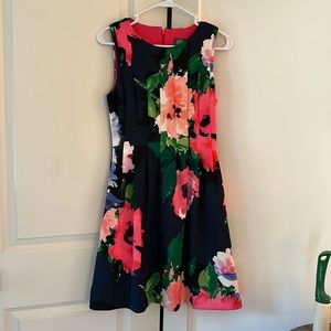 Vince camuto Floral fit and flare dress